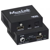 Коммутатор HDMI TO HDMI WITH AUDIO EXTRACTION, 4K/60 Muxlab 500436 