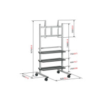 Стойка для дисплеев Vogel's Professional PB 150 (мобильный, 36-55") 