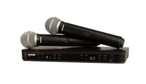 Радиомикрофоны SHURE BLX288E/PG58 K3E